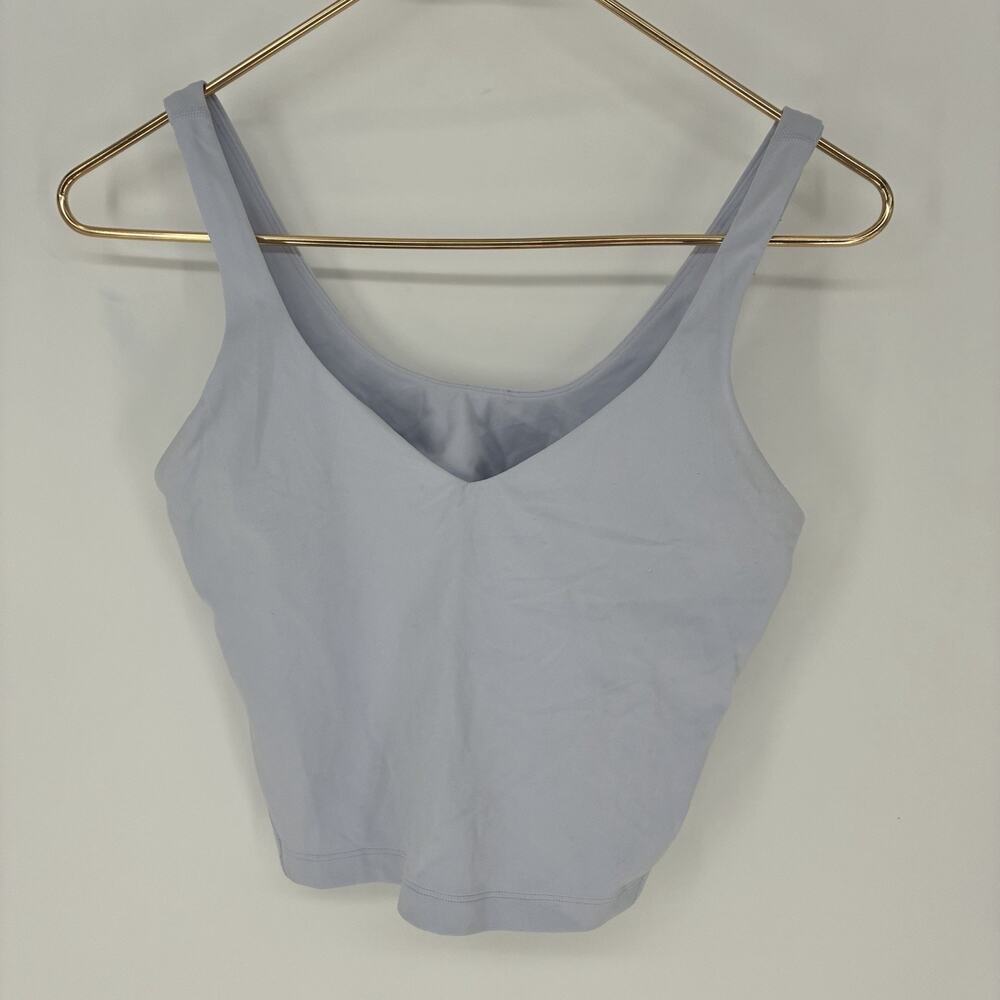Lululemon Align Tank Sports Bra Light Blue Women's Size 6